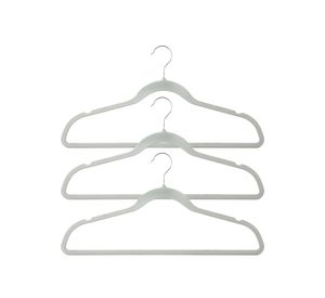 Colgador engomado gris 3 unidades
