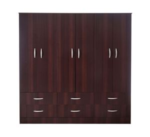 Clóset 6 puertas 6 cajones Maipo wengue Cic