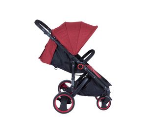 Coche jogger 3 posiciones rojo Kidscool