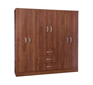 Clóset 6 puertas 3 cajones Maipo cerezo Cic