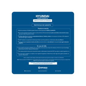 Hidrolavadora a gasolina 186 bar 82HYGPW2700 Hyundai