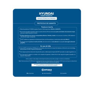 Hidrolavadora a gasolina 186 bar 82HYGPW2700 Hyundai