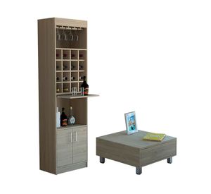 Mesa de centro Beijing + bar Kava rovere TuHome