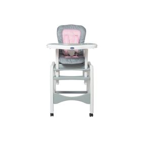 Silla 3 en 1 gris/rosado Kidscool