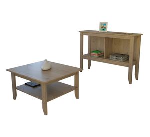 Mesa de centro + arrimo Esencial rovere TuHome