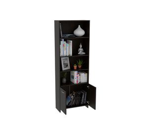 Escritorio Alteza + biblioteca wengue negro/wengue TuHome