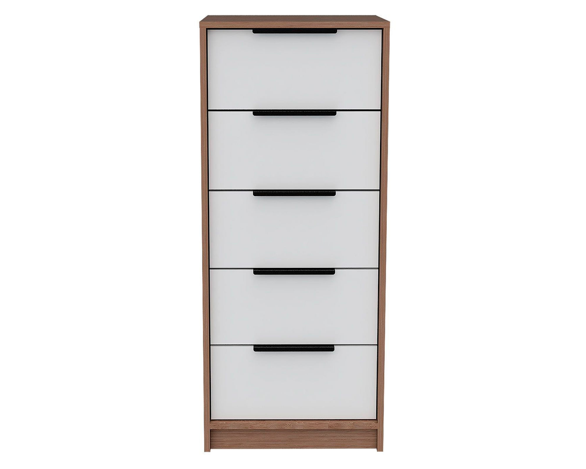 TuHome Cómoda 5 cajones Kaia miel/blanco TuHome