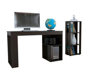 Escritorio Astana + librero Office wengue TuHome