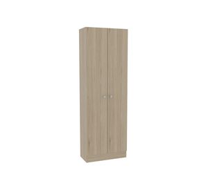 Clóset 2 puertas + velador multifuncional 1 cajón rovere blanco TuHome