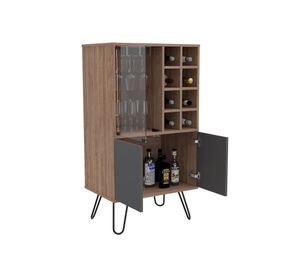 Biblioteca + bar Vassel miel/plomo TuHome