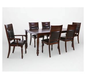 Comedor 4 sillas 2 sitiales New Cordobes tabaco Cic