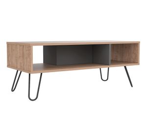 Mesa de centro Vassel miel/plomo TuHome