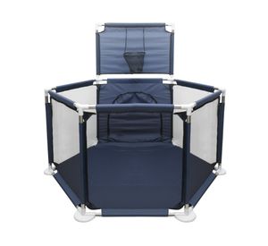 Corral hexagonal azul 62x115x120 cm