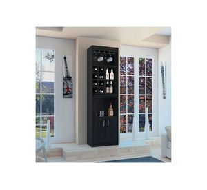 Mueble bar + mesa bar Syrah wengue TuHome