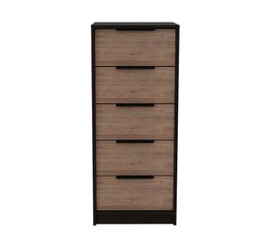 Cómoda 5 cajones Kaia wengue/miel TuHome
