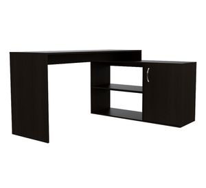 Escritorio 1 puerta Axis wengue negro TuHome
