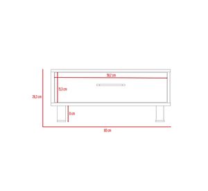 Mesa de centro Beijing + bar Kava wengue TuHome