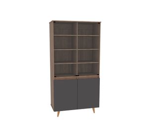 Vitrina Salem miel/plomo TuHome