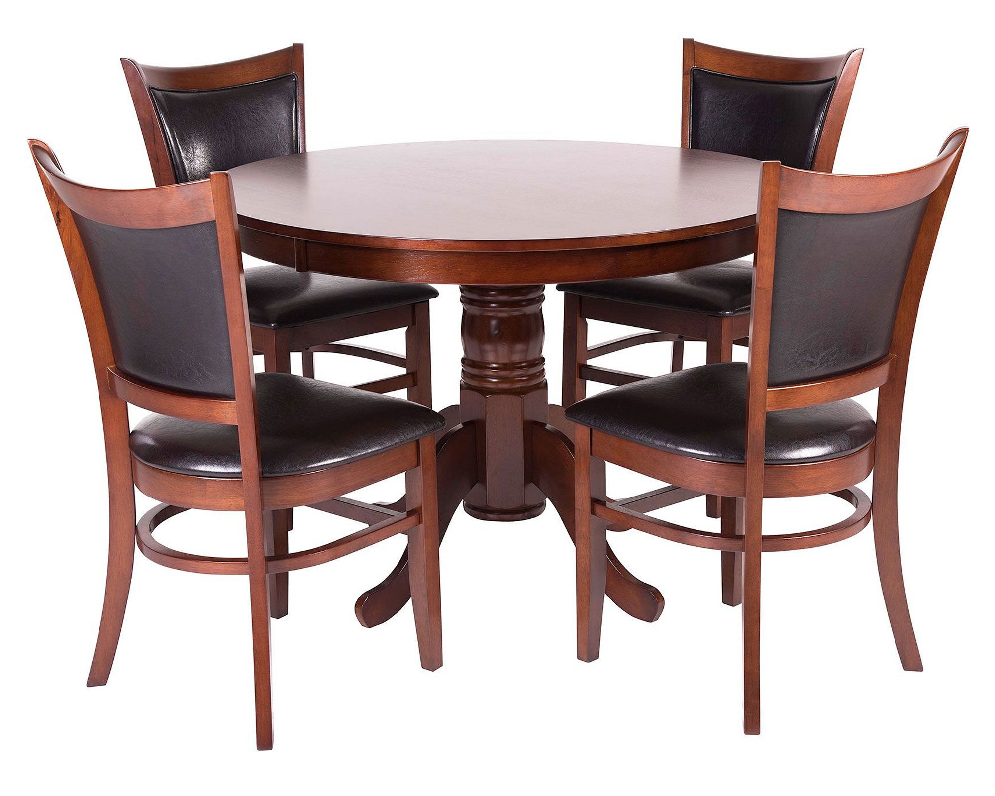 Comedor 4 sillas Calabria chocolate Cic