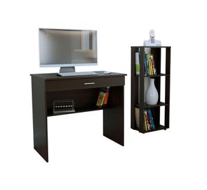 Escritorio + librero Office wengue TuHome