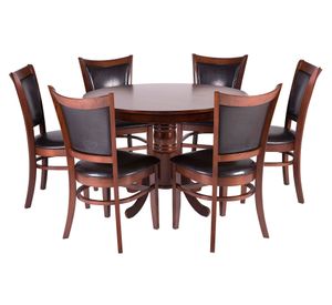 Comedor 6 sillas Calabria chocolate Cic