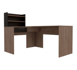 Escritorio 1 cajón Bilbao miel/wengue TuHome