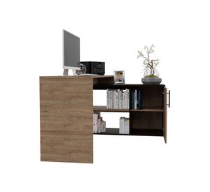 Escritorio 1 puerta Bilbao miel/wengue TuHome