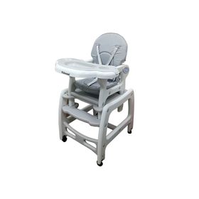 Silla comer súper gris Kidscool