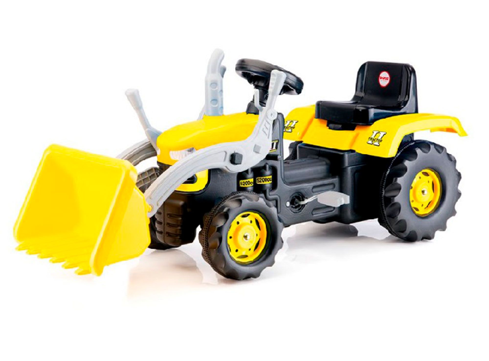 Hobby Market Tractor a pedales pala amarillo Talbot