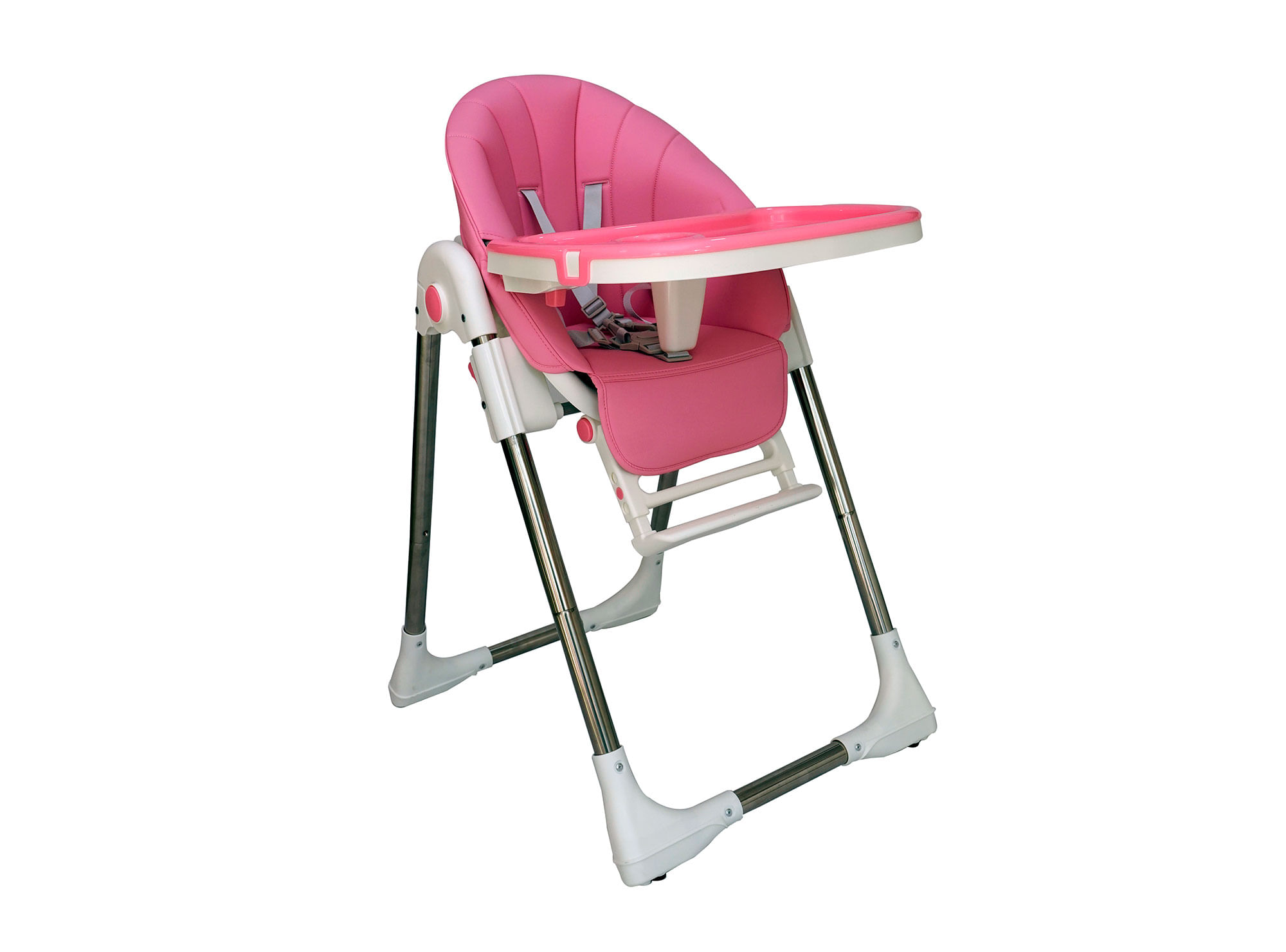 Silla comer Verona rosado Kidscool