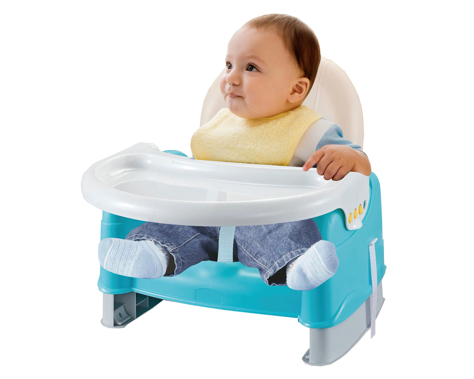 Kidscool Silla de comer Elevador and go celeste