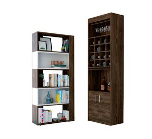 Bar Kava + biblioteca cubo Beijing coñac TuHome