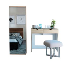 Tocador Perla 90 + Zapatera Leto TuHome