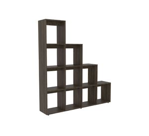 Biblioteca + mesa de centro Beijing coñac TuHome