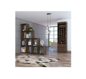 Bar Kava + biblioteca escalera Beijing coñac TuHome