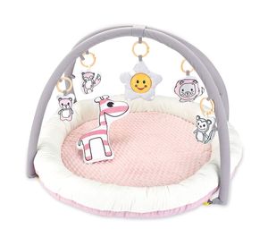 Alfombra de juego 45x45 cm rosado Kidscool