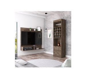 Panel TV 55'' Beijing + bar Kava coñac TuHome