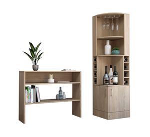 Bar esquinero Syrah + arrimo Beijing rovere TuHome