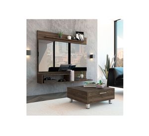 Panel TV 55'' + mesa de centro Beijing amaretto/coñac TuHome