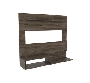 Bar esquinero Syrah + panel TV 55'' Beijing coñac TuHome