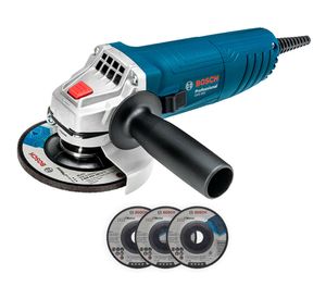 Esmeril angular 4 1/2'' 850W GWS 850 + 3 discos Bosch