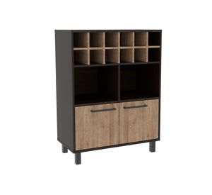 Bar bajo + buffet Kaia wengue/miel TuHome