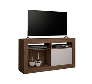 Rack TV 50'' Reda nogal/blanco Home Mobili