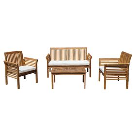 Set terraza 4 personas Veneto natural Outzen