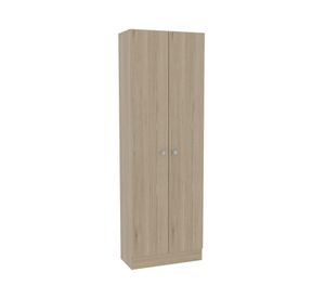 Mueble tocador Perla 90 + velador con espejo Z-54R + clóset rovere/blanco TuHome
