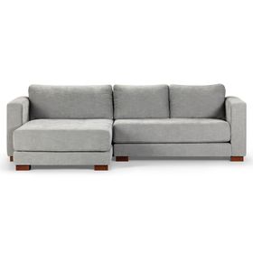 Sofá seccional Copeland izquierdo gris Rosen.