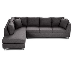 Sofá seccional Carter izquierdo charcoal Rosen.