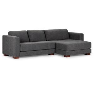 Sofá seccional Copeland derecho grafito Rosen.