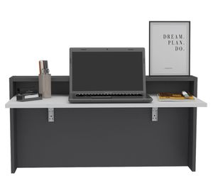 Escritorio Wall gris/blanco TuHome