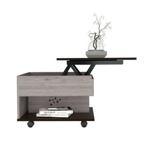 Mesa funcional 5G-1 ceniza/wengue TuHome.